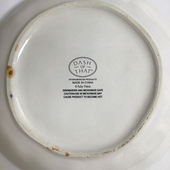 Dash of That Julie Paton Villa Tomato Salad Dessert Bowl Interamerican Products - Picture 12 of 14